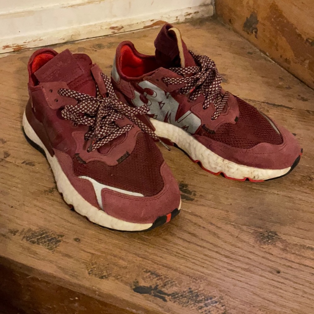 Adidas x 3M scotchlite night joggers. Men’s size 6